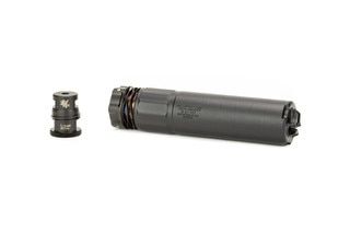 Griffin Armament Dual Lok .22 Cal suppressor, black.